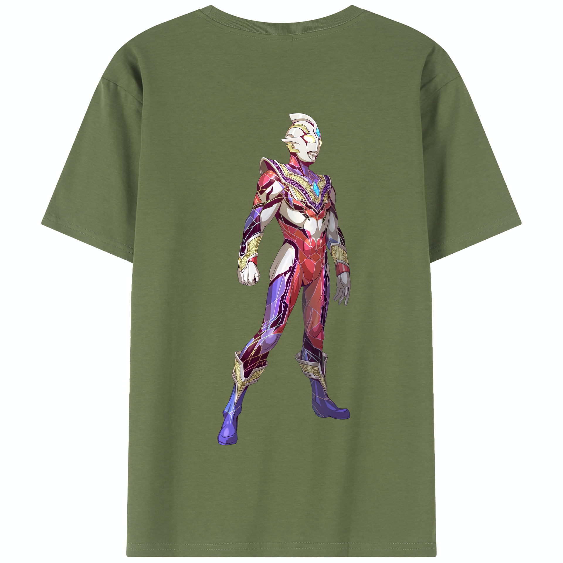 （画像用） ウルトラマン Ultraman 綿100％半袖Tシャツ（背面プリント）